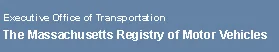 Massachusetts Registry of Motor Vehicles